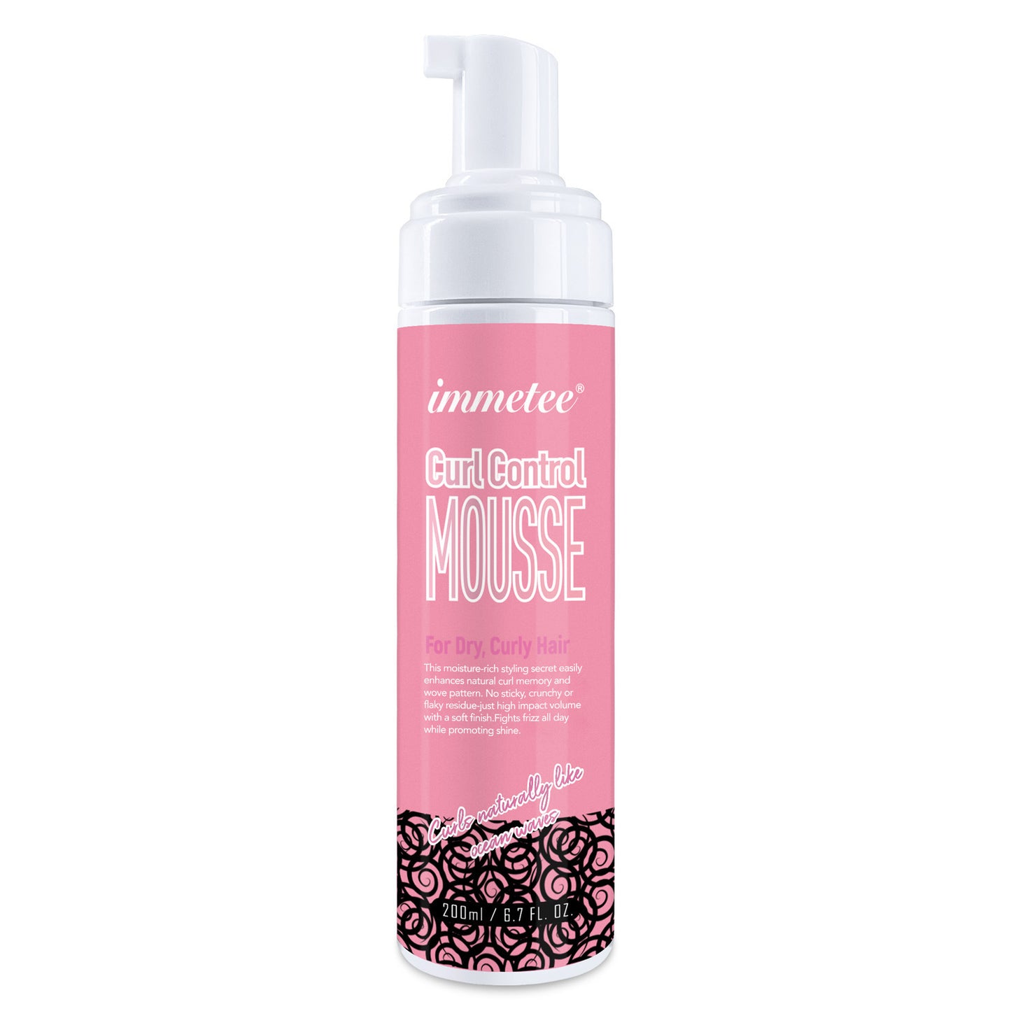 Curly Hair Shaping Mousse Moisturizing And Scalding Hair Care Elastin Bubble Mousse